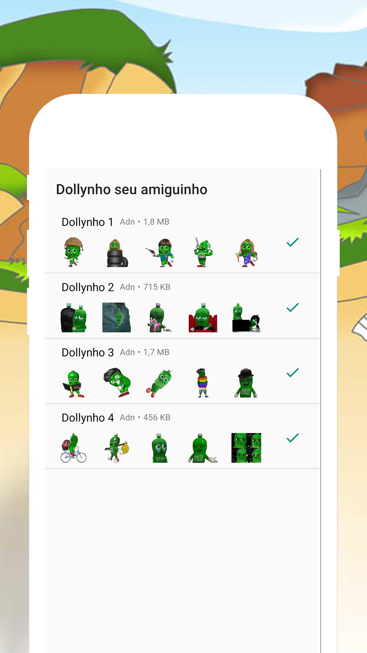 Dollynho Stickers para WhatsApp