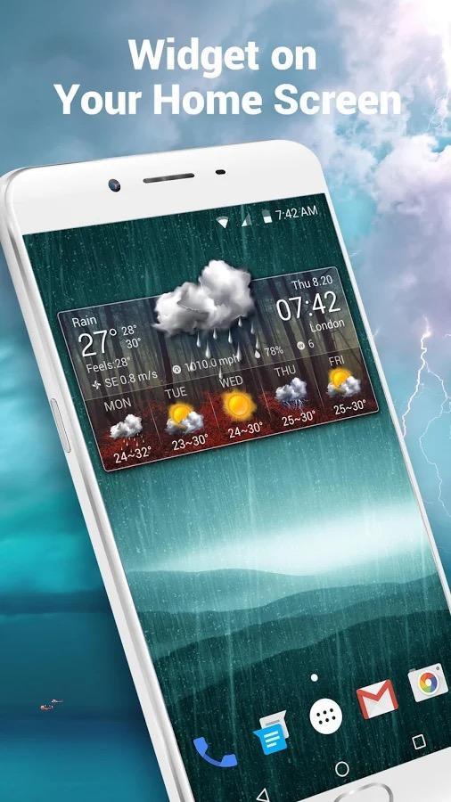 Local reliable temperature, weather widget&alerts