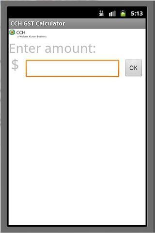 CCH GST Calculator