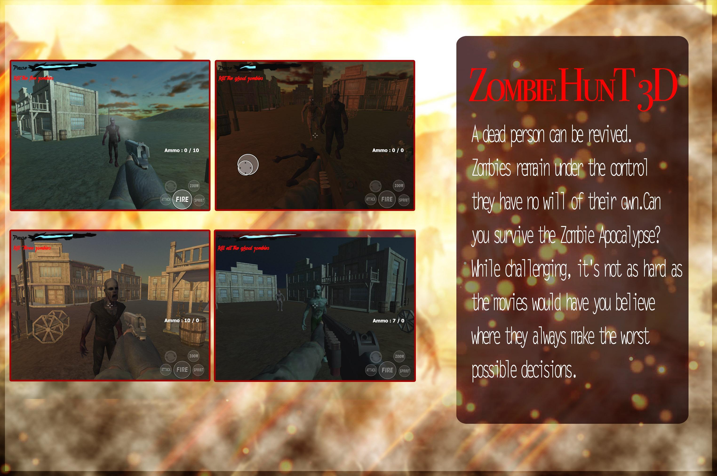 Zombie Hunt 3D