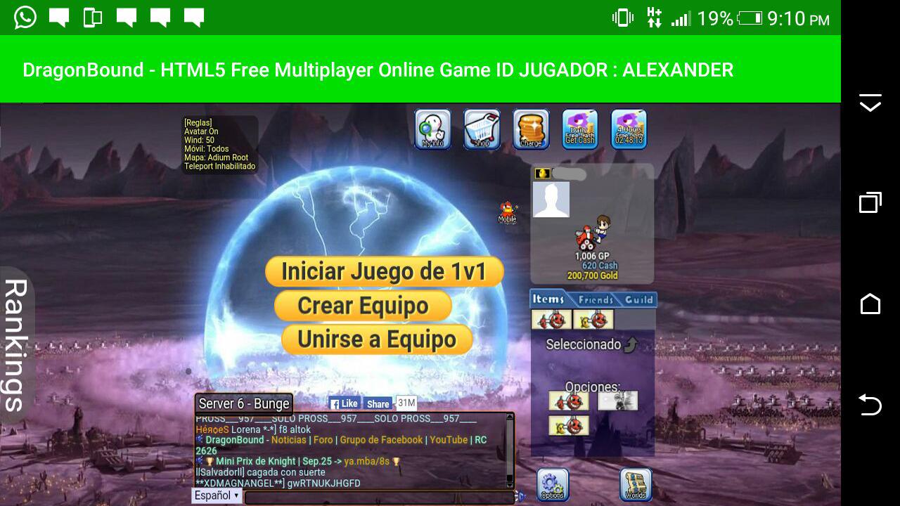 Dragonbound HTML5