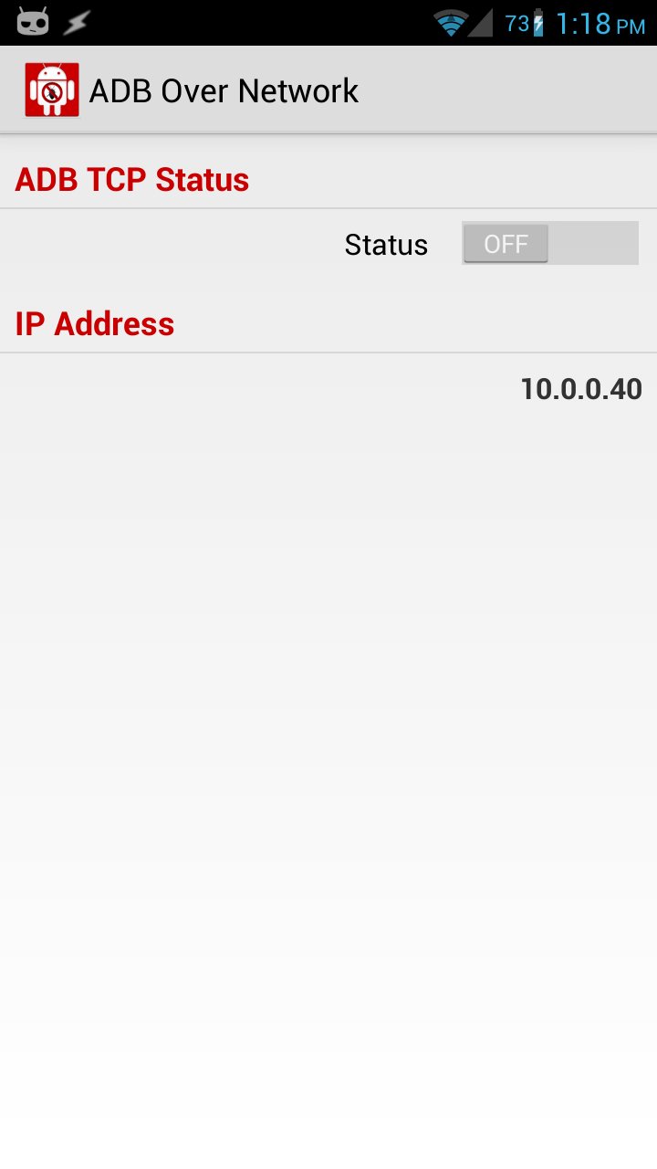 ADB Over Network