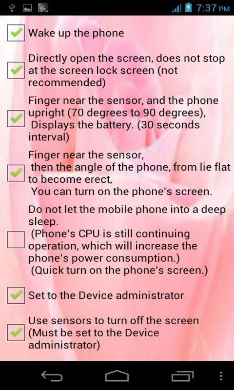 Fast Screen ON