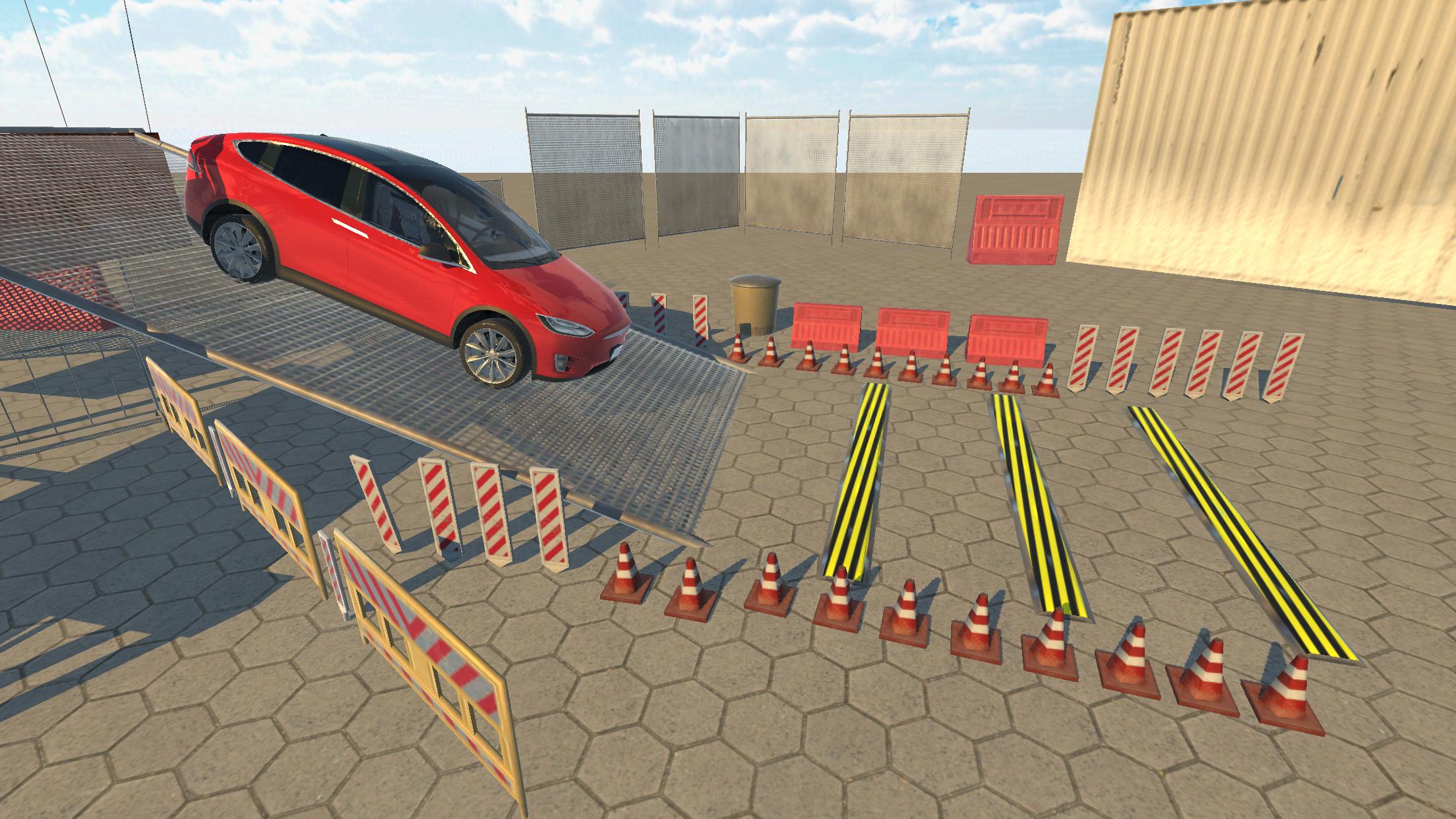 Electric Car Driving Game Sim