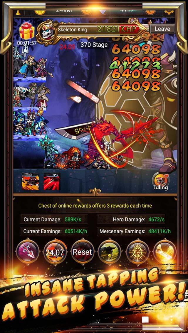 Tap Knights - Idle RPG