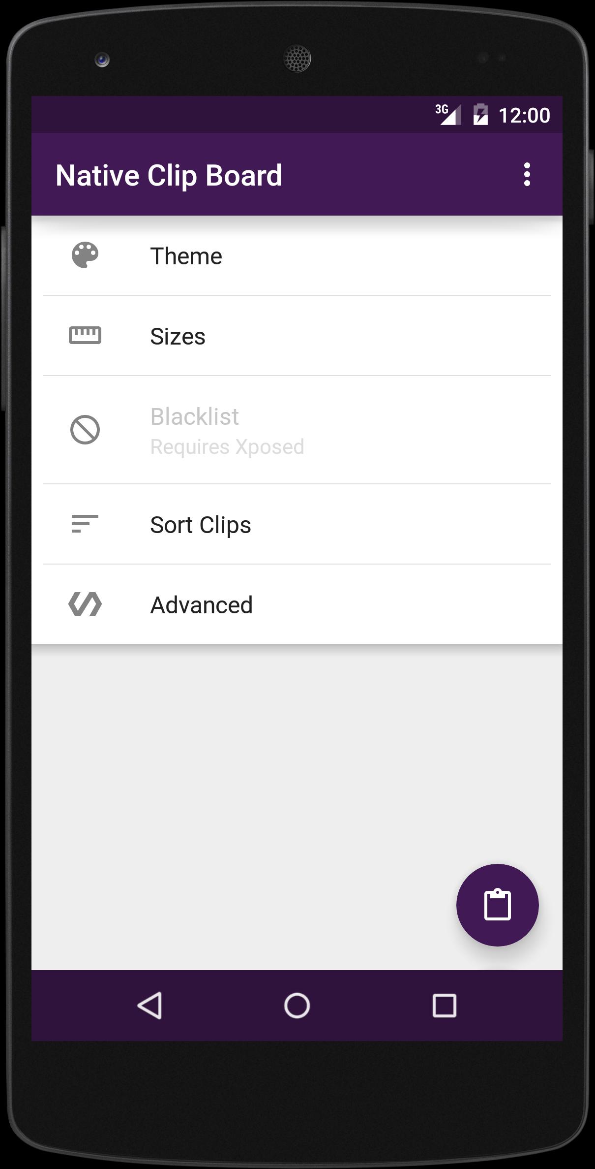 Native Clipboard Manager